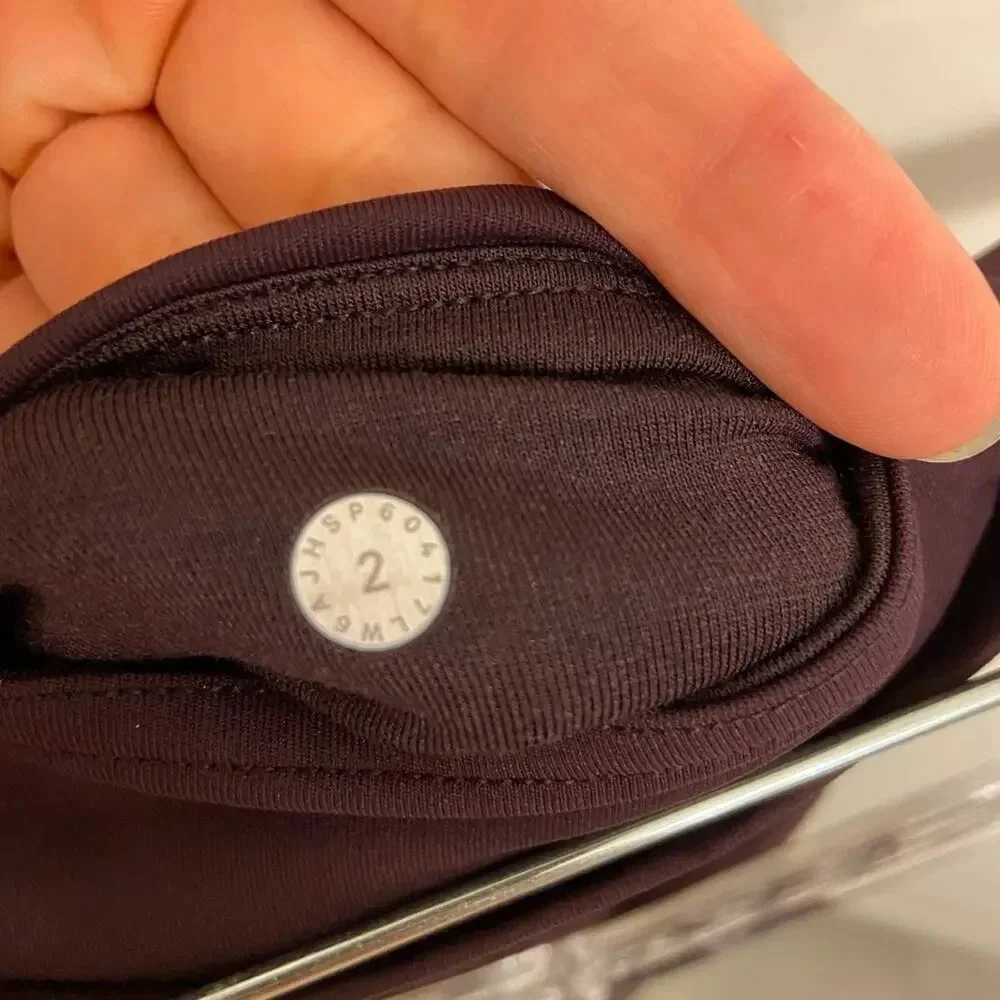 Lululemon Tied to It Crop Black Cherry Size 2